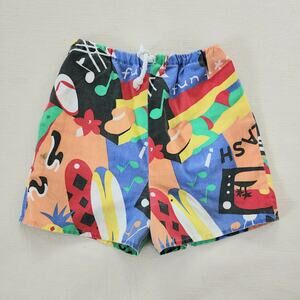 Vintage Summer Pattern Shorts kids 7/8